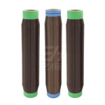 0.155mm Brown Color Nylon Monfilament Yarn For Hair Buns